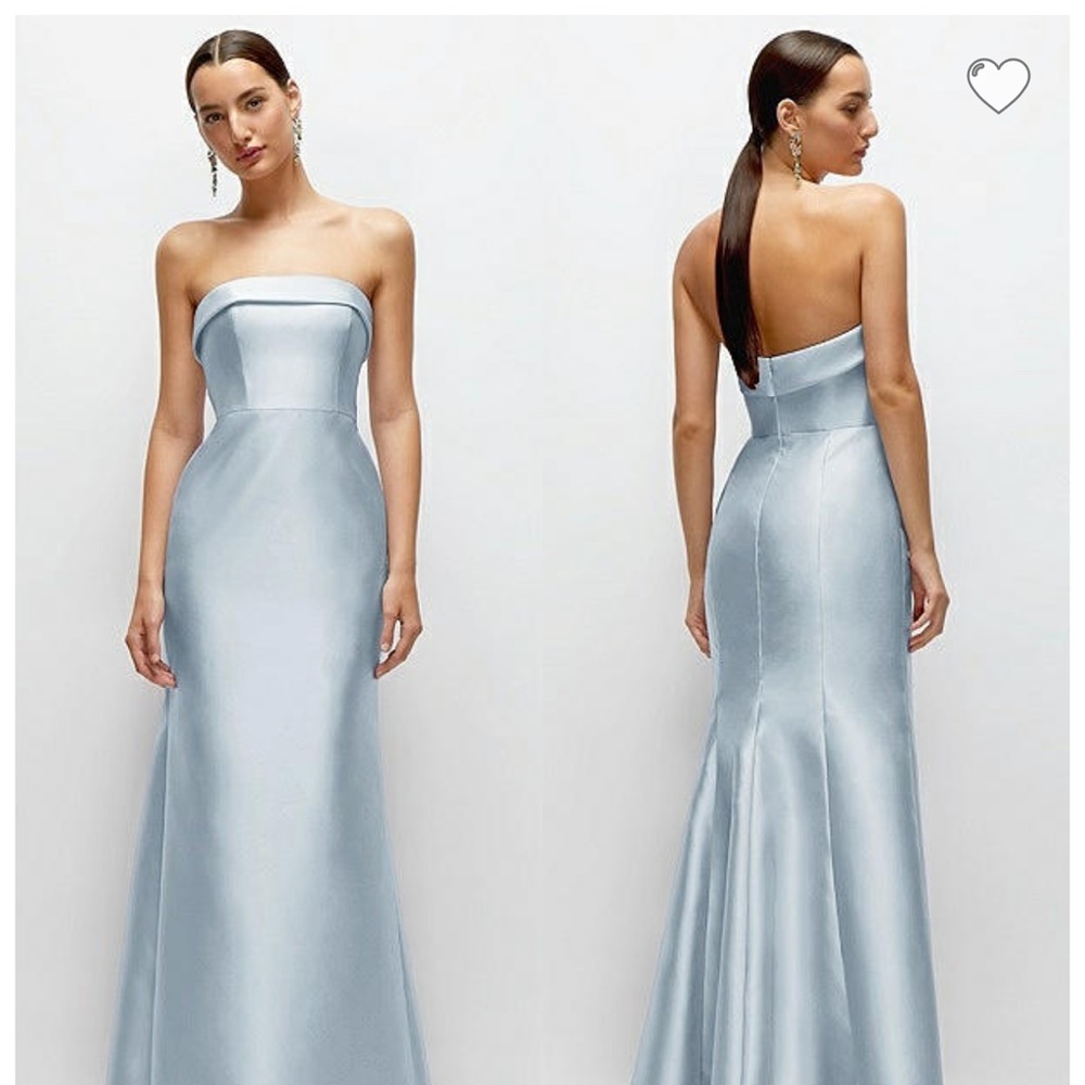 ALFRED SUNG WELLS · STYLE D870 · SATIN TWILL size 4 in Mist